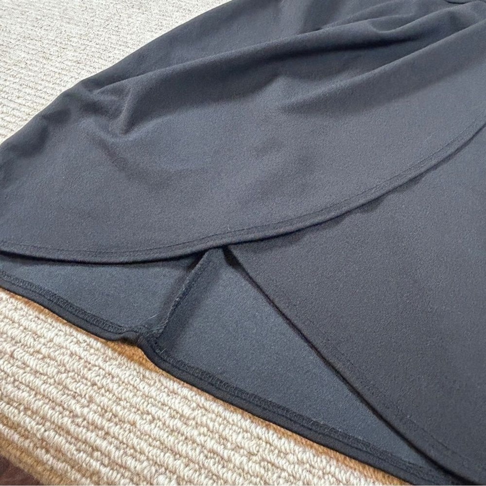 Lulus Black Mini Dress Small Spaghetti Strap Bodycon Minimalist LBD Date Night - Picture 4 of 11